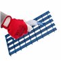 MIVOS Râpe à poncer - Planche à poncer professionnelle - Rabot à grille - Rabot à crépi - 290x145mm - Planche à râper en acier, 