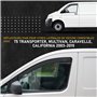 HEKO - Compatibles avec Volkswagen VW T5 2003-2015 Déflecteurs de Vitres Latérales ; Déflecteurs Latéraux ; Avant ; Deux Pièces 