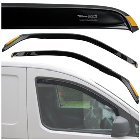 HEKO - Compatibles avec Volkswagen VW T6.1 2019+ Déflecteurs de Vitres Latérales ; Déflecteurs Latéraux ; Avant ; Deux Pièces ;