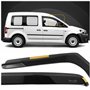 HEKO - Compatibles avec Volkswagen VW Caddy 2004-2020 Déflecteurs de Vitres Latérales ; Déflecteurs Latéraux ; Avant ; Deux Pièc