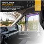 HEKO - Compatibles avec Volkswagen VW Caddy 2004-2020 Déflecteurs de Vitres Latérales ; Déflecteurs Latéraux ; Avant ; Deux Pièc