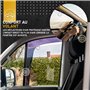 HEKO - Compatibles avec Volkswagen VW Caddy 2004-2020 Déflecteurs de Vitres Latérales ; Déflecteurs Latéraux ; Avant ; Deux Pièc