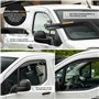 HEKO - Compatibles avec Volkswagen VW Caddy 2004-2020 Déflecteurs de Vitres Latérales ; Déflecteurs Latéraux ; Avant ; Deux Pièc