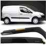 HEKO - Compatibles avec Peugeot Partner 2008-2018 Déflecteurs de Vitres Latérales ; Déflecteurs Latéraux ; Avant ; Deux Pièces ;