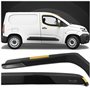 HEKO - Compatibles avec Peugeot Rifter 2018+ Déflecteurs de Vitres Latérales ; Déflecteurs Latéraux ; Avant ; Deux Pièces ; Défl