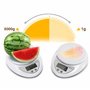 Retoo Balance de Cuisine Électronique de Haute Précision, Écran LCD, Capacité de charge 5 kg, Capacité du bol 800 ml, Alimentati