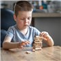 Retoo Tour mobile empilable Jeu d'adresse pour toute la famille Balance Tower fabriqué en bois non traité 54 pièces Convient à p