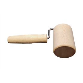Wooden World - Rouleau à pâtisserie pour biscuits tarte petit rouleau en bois avec manche 7 cm