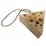 Wooden World - Hôtel pour Insectes – Abris écologique Naturel en Bois pour Insectes - Triangle inversé