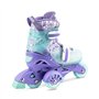 Cariboo Step One Roller Rollers Enfant Fille Garcon Patin à Roulette Enfant Les Roues De Stabilisation Latérales, Réglage De La 