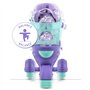 Cariboo Step One Roller Rollers Enfant Fille Garcon Patin à Roulette Enfant Les Roues De Stabilisation Latérales, Réglage De La 