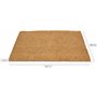 KOTARBAU® Paillasson antidérapant en fibre de coco - Couleur naturelle - 35 x 60 cm