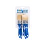 Hardy Lot de 5 Pinceaux 13 Mm 25 Mm 38 Mm 50 Mm 63 Mm Série 06 pour Peindre avec n'importe Quelle Peinture Couverture Précise Po