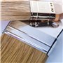 M7 Set de 6 Pinceaux 3 Plats 3 Ronds 0 "1.5" 2 "4" 6" Série 04 pour Travaux de Peinture avec Peintures et Vernis Couverture Unif