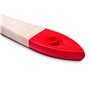 M7 - Lot de 3 Pinceaux Plats : 1 x 1,5", 2 x 1 - Idéal pour Peinture et Rénovation avec Vernis - Poils Naturels pour Une Applica
