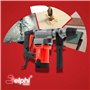Delphi SDS Plus Marteau perforateur 2200 W avec 3 fonctions Marteau de démolition Perceuse Marteau burineur avec mallette de 2,8