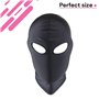 Cagoule Bdsm avec 1 trous pour les la bouche S/M spandex noir Jouet Sexualité Couple Jeux Sexuelle Adulte Accessoires Sexualité 
