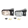 Web Truck Feux de gabarit Feux de gabarit latéraux Feux de position avec support LED blanc 1 set=2 pièces remorque camion carava