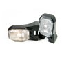 Web Truck Feux de gabarit Feux de gabarit latéraux Feux de position avec support LED blanc 1 set=2 pièces remorque camion carava