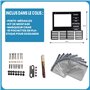 RUNGIFT Porte-médailles pour médailles et dossards, Cintre de médailles avec Records personnels, Porte-dossard, Records, Support