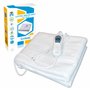 GESBERG Couverture chauffante avec arrêt automatique 90 minutach - Coussin chauffant électrique avec 3 niveaux de chauffage pour