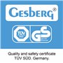 GESBERG Couverture chauffante avec arrêt automatique 90 minutach - Coussin chauffant électrique avec 3 niveaux de chauffage pour