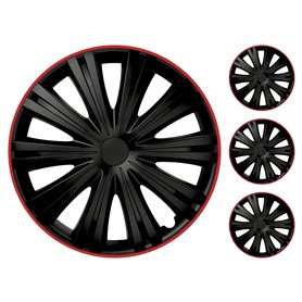 M MOTOS Jeu de 4 enjoliveurs 14 Pouces - Riez des Rayures avec Ces enjoliveurs 14 Pouces Souples et légers. Facile à Installer