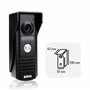 EURA Interphone vidéo VDP-52A3 ATIRA 4 fils, moniteur couleur 4,3 pouces, 2 entrées, 1 moniteur, blanc