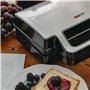 CAMRY Croque Monsieur Appareil, Machine a panini avec 2 Plaques Interchangeables, Grille-Sandwich et Grille de Contact, Revêteme