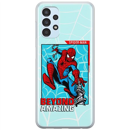 ERT GROUP Coque de téléphone Portable pour Samsung A13 4G Original et sous Licence Officielle Marvel Motif Spider Man 041 Parfai