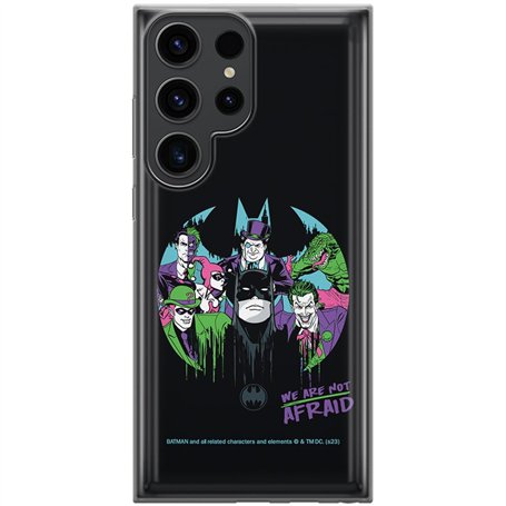 ERT GROUP Coque de téléphone Portable pour Samsung S23 Ultra Original et sous Licence Officielle DC Motif Batman 100 Parfaitemen