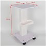 Chariot pour Salons de Coiffure et Massage - Table de Cosmétique à Roulettes - Maquillage et Esthétique