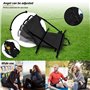 Siège de stand up paddle universel pour kayak paddle - Noir - S'adapte à toutes les planches SUP - Ne nécessite pas d'anneaux en