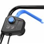 Kanwod Tondeuse à Gazon électrique 1200 W, Largeur de Coupe 34 cm, bac de ramassage 30 litres, Hauteur de Coupe réglable sur 3 N