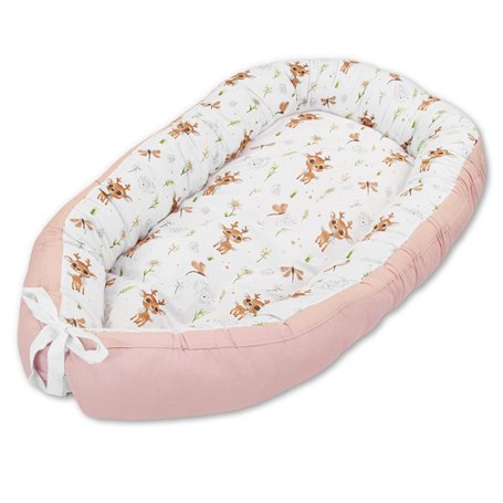 LULANDO® Nid pour bébé - Standard 100 de Oeko-Tex - Nid douillet multifonctionnel pour bébés et nourrissons - Tour de lit - Lit