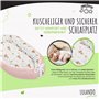 LULANDO® Nid pour bébé - Standard 100 de Oeko-Tex - Nid douillet multifonctionnel pour bébés et nourrissons - Tour de lit - Lit 