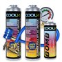Cool5 Lot de 2 Kits de réparation de climatisation d'été Complet AC 5 en 1 (substitut du R134a) gaz de Rechange avec Tuyau de Me