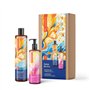 VIANEK Kit de soin corporel prébiotique - Lait corporel apaisant 300 ml & bain relaxant additif 400 ml - Hydratation