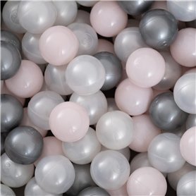 MISIOO Lot de 150 balles pour piscine à balles - Diamètre : 6 cm - Balles en plastique fabriquées en 100 % polyéthylène basse de