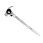 Richmann Clé à échafaudage 4 en 1 (19/22 mm) - Marteau + arrache-clous + poinçon conique & cliquet réversible - Cliquet d'échafa