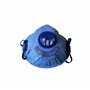 Oxyline 10x X310SV FFP3 NR D demi-masque anti-poussières jetable, bleu, avec valve d'expiration