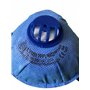 Oxyline 10x X310SV FFP3 NR D demi-masque anti-poussières jetable, bleu, avec valve d'expiration