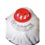 Oxyline 8x Demi-masque respiratoire réutilisable FFP2 R D avec couche de charbon actif et valve | Produit dans l'UE | CE 1437