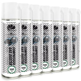 Fournitures de bureau 7x 500ml AABCOOLING Home&Office Bombe a Air Comprimé Gas Duster K2