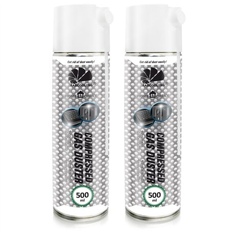 AABCOOLING Aspirateur pour Ordinateurs 2x500 ML Dépoussiérant en Spray Home&Office Nettoyage de l'équipement de Bureau K3