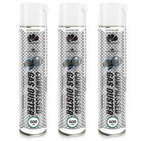 AABCOOLING 3 x 600 ml Home&Office Compressed Gas Duster – Aérosol Dépoussiérant Air Comprimé