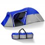 Campela Tente igloo 3 personnes étanche à montage rapide - Tente igloo légère et compacte avec moustiquaire - Tente de camping d