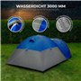 Campela Tente igloo 3 personnes étanche à montage rapide - Tente igloo légère et compacte avec moustiquaire - Tente de camping d