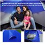 Campela Tente igloo 3 personnes étanche à montage rapide - Tente igloo légère et compacte avec moustiquaire - Tente de camping d
