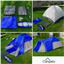 Campela Tente igloo 3 personnes étanche à montage rapide - Tente igloo légère et compacte avec moustiquaire - Tente de camping d